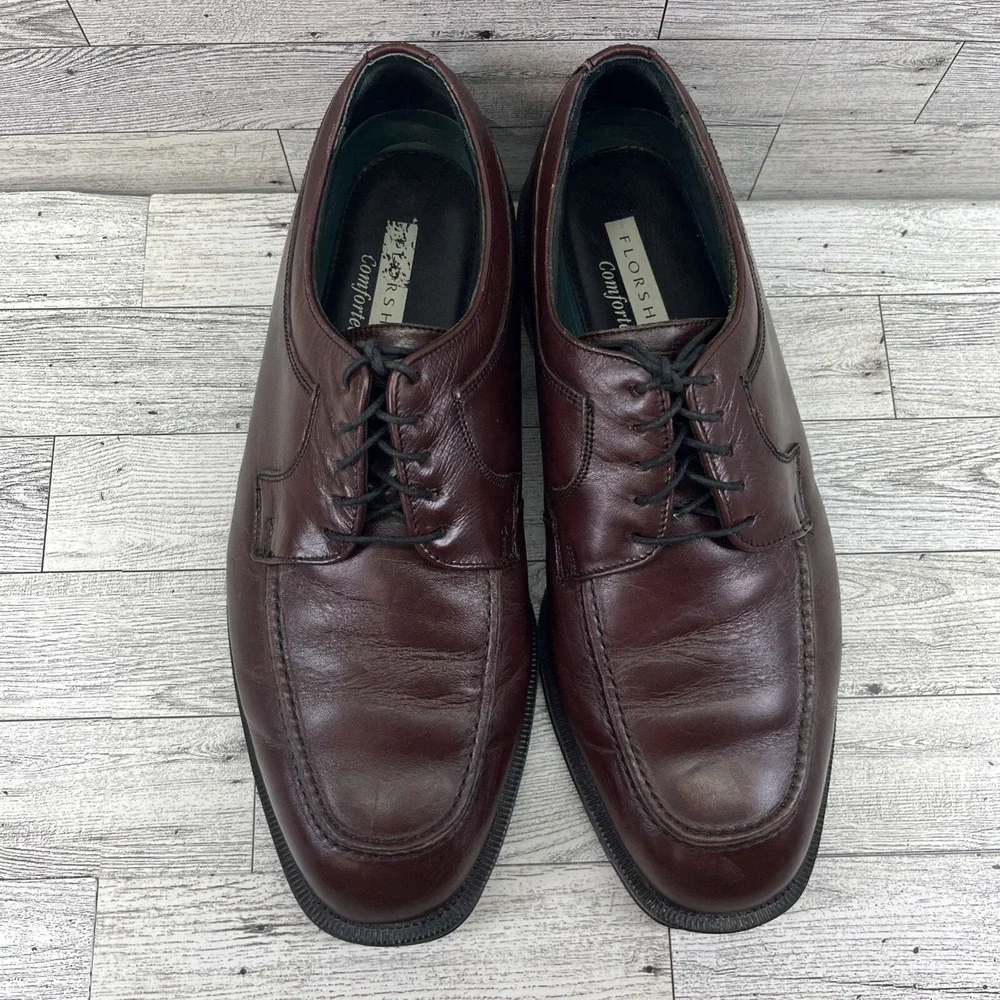 Florsheim Comfortech Brown Leather Loafer Dress Shoes‎ Men Size 10D_9